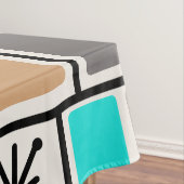 Nappe 1950 L'Âge Atomique Rectangle Starbursts (In Situ)
