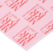 Nappe 2025 Modern Merry and Bright Red Pink Christmas (Angle)