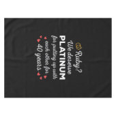 Nappe 40ème anniversaire du Mariage I - Ruby Funny Coupl (Devant (Horizontal))