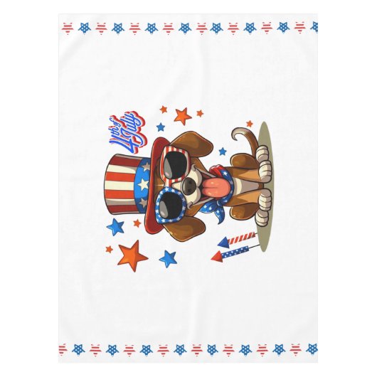 Nappe 4 juillet chien/chiot (Devant)