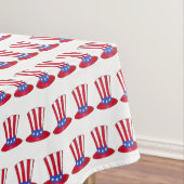 Nappe 4 juillet Patriotic USA Uncle Sam Stars Stripes Ca (In Situ)