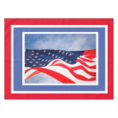 Nappe 4 juillet Patriotique rouge bleu (Devant (Horizontal))
