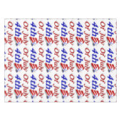 Nappe 4 juillet Star Stripes (Devant (Horizontal))