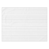 Nappe 50% gris rayé sur bande blanche de 1 pouce (Devant (Horizontal))