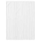 Nappe 50% gris rayé sur bande blanche de 1 pouce (Devant)