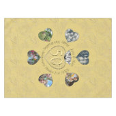 Nappe 50e Diamant 6 Photos de Coeur (Devant (Horizontal))