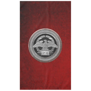 Nappe [600] Aigle impérial romain d'argent sur Médaillon