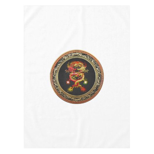 Nappe [600] Dragons rouges et jaunes (Devant)