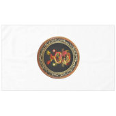 Nappe [600] Dragons rouges et jaunes (Devant (Horizontal))