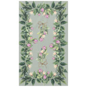 Nappe 60"x104" Tulipes sur la vigne en sage (Devant)