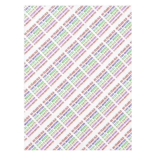 Nappe 60e anniversaire Jalons (Devant)