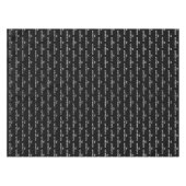 Nappe 60e anniversaire Nom de fête Noir Motif moderne (Devant (Horizontal))