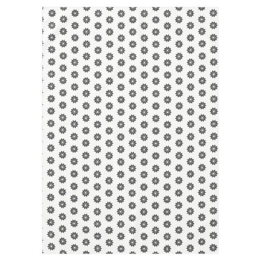 Nappe "60x84" Floral noir (Devant)