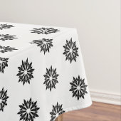 Nappe "60x84" Floral noir (In Situ)
