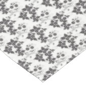 Nappe "60x84" Floral noir & blanc (Angle)