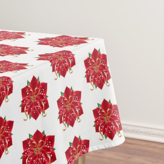 Nappe "60x84" Poinsettias rouges (In Situ)