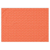 Nappe "60x84" Pois orange et blancs (Devant (Horizontal))