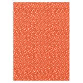 Nappe "60x84" Pois orange et blancs (Devant)