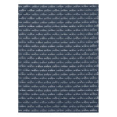 Nappe 70e anniversaire Nom du parti Marine Bleu Motif mo (Devant)