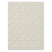 Nappe 70e anniversaire Thème de fête, blanc et or (Devant)