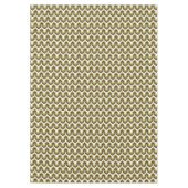 Nappe 70s Bold Modern Retro Ogee Motif in Greens (Devant)