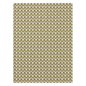 Nappe 70s Bold Modern Retro Ogee Motif in Greens (Devant)