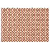 Nappe 70s Bold Retro Modern Motif in Orange & Brown (Devant (Horizontal))