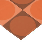 Nappe 70s Checks and Circles Flame Orange (Angle)