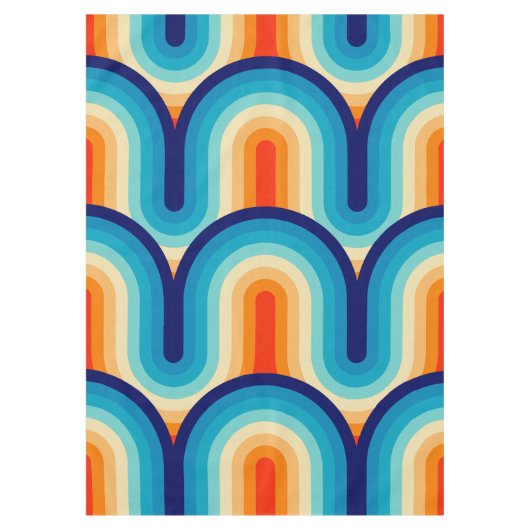 Nappe 70s Rainbow Curves (Devant)