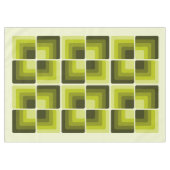 Nappe 70s Rainbow Squares Monochrome Green (Devant (Horizontal))