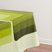 Nappe 70s Rainbow Squares Monochrome Green (In Situ)