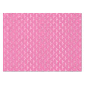 Nappe 80e anniversaire Nom de la fête Motif rose moderne (Devant (Horizontal))