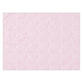 Nappe 80e anniversaire Numéro de fête Motif rose et blan (Devant (Horizontal))