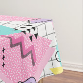 Nappe 80's Memphis Active Pink Light Turquoise (In Situ)