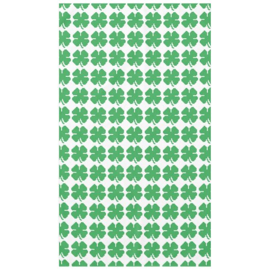 Nappe 8 bits Pixel Lucky Four Leaf Clocher (Devant)