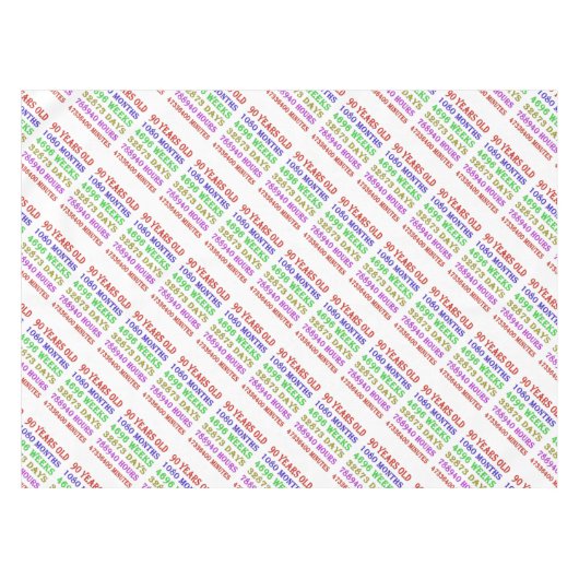 Nappe 90e anniversaire Jalons (Devant (Horizontal))