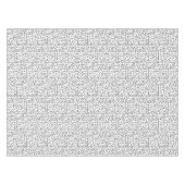 Nappe 90's Noir & Blanc Retro Shapes Motif (Devant (Horizontal))