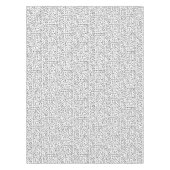 Nappe 90's Noir & Blanc Retro Shapes Motif (Devant)