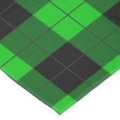 Nappe à carreaux en noir vert (Angle)