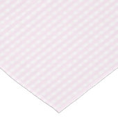 Nappe à carreaux Gingham rose doux (Angle)