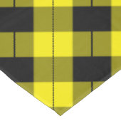 Nappe à carreaux noire et jaune (Angle)