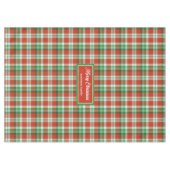 Nappe à carreaux rouge et vert de style traditionn (Devant (Horizontal))