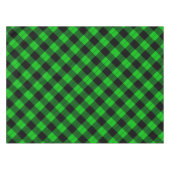 Nappe à chèque noir et vert (Devant (Horizontal))