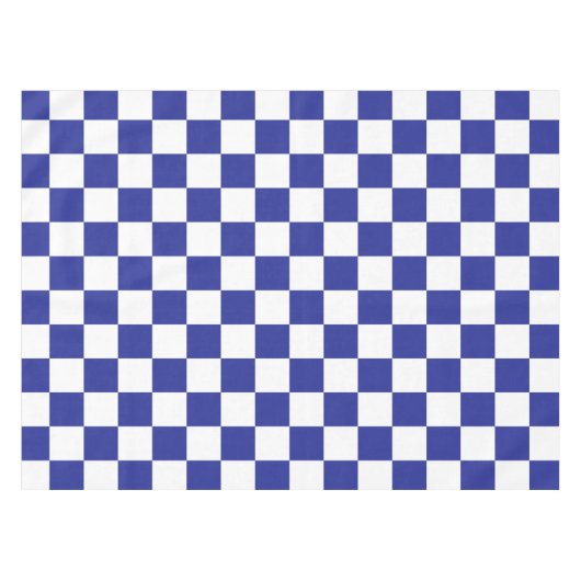 Nappe à damiers bleu et blanc (Devant (Horizontal))
