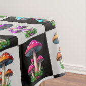 Nappe à damiers champignon géométrique (In Situ)