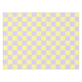 Nappe à damiers doux jaune et pourpre (Devant (Horizontal))