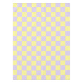 Nappe à damiers doux jaune et pourpre (Devant)