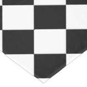 Nappe À damiers noir et blanc - (Angle)