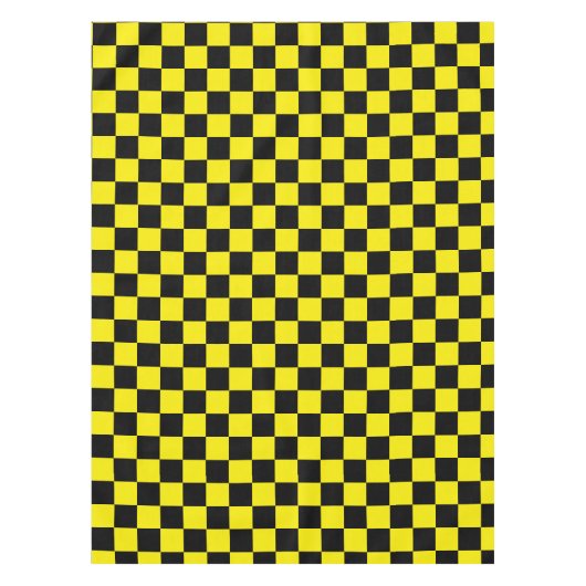 Nappe À damiers noire et jaune (Devant)
