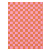 Nappe à damiers orange et rose (Devant)